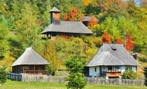 Het Museum van het Vâlcea-dorp
