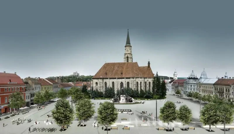 1. Unirii-Platz und Michaelskirche